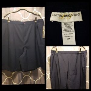 Navy Dress Shorts 20W